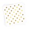 Smarty Had A Party White with Gold Dots Paper BeverageCocktail Napkins 600 Napkins, 600PK 3293-CASE - alternate 7